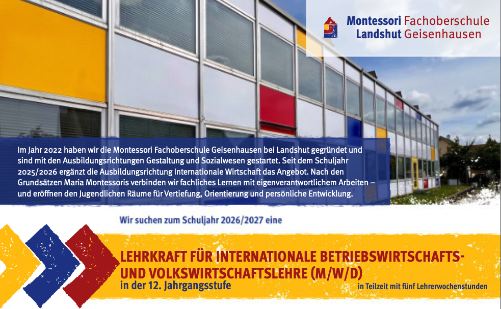 Stellenanzeige M-FOS Spanisch 2024