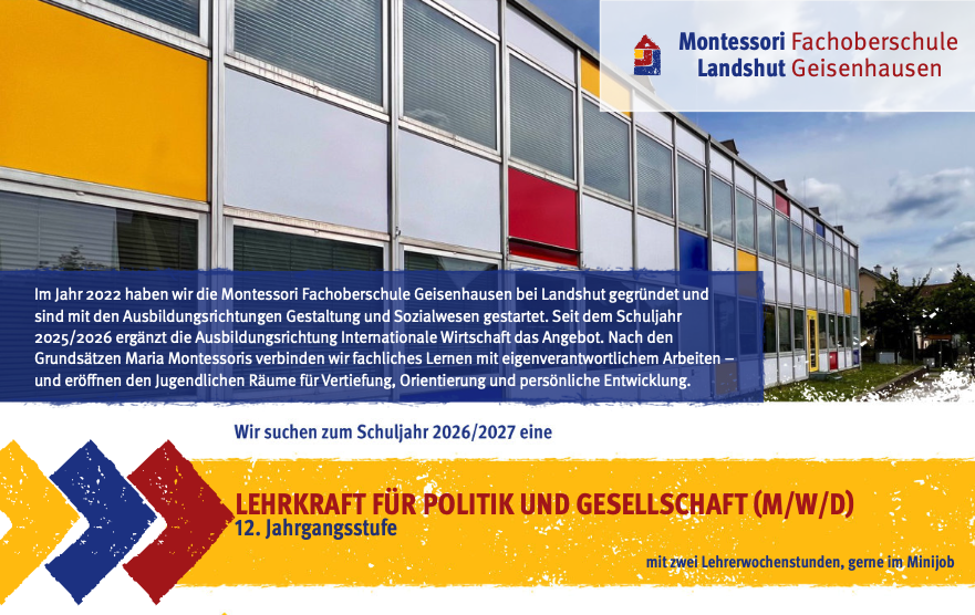 Stellenanzeige M-FOS Spanisch 2024