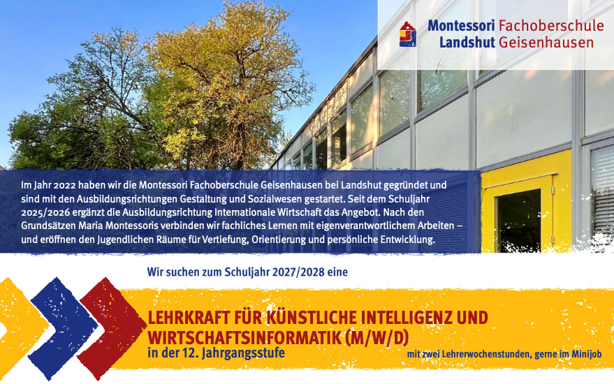 Stellenanzeige M-FOS Spanisch 2024