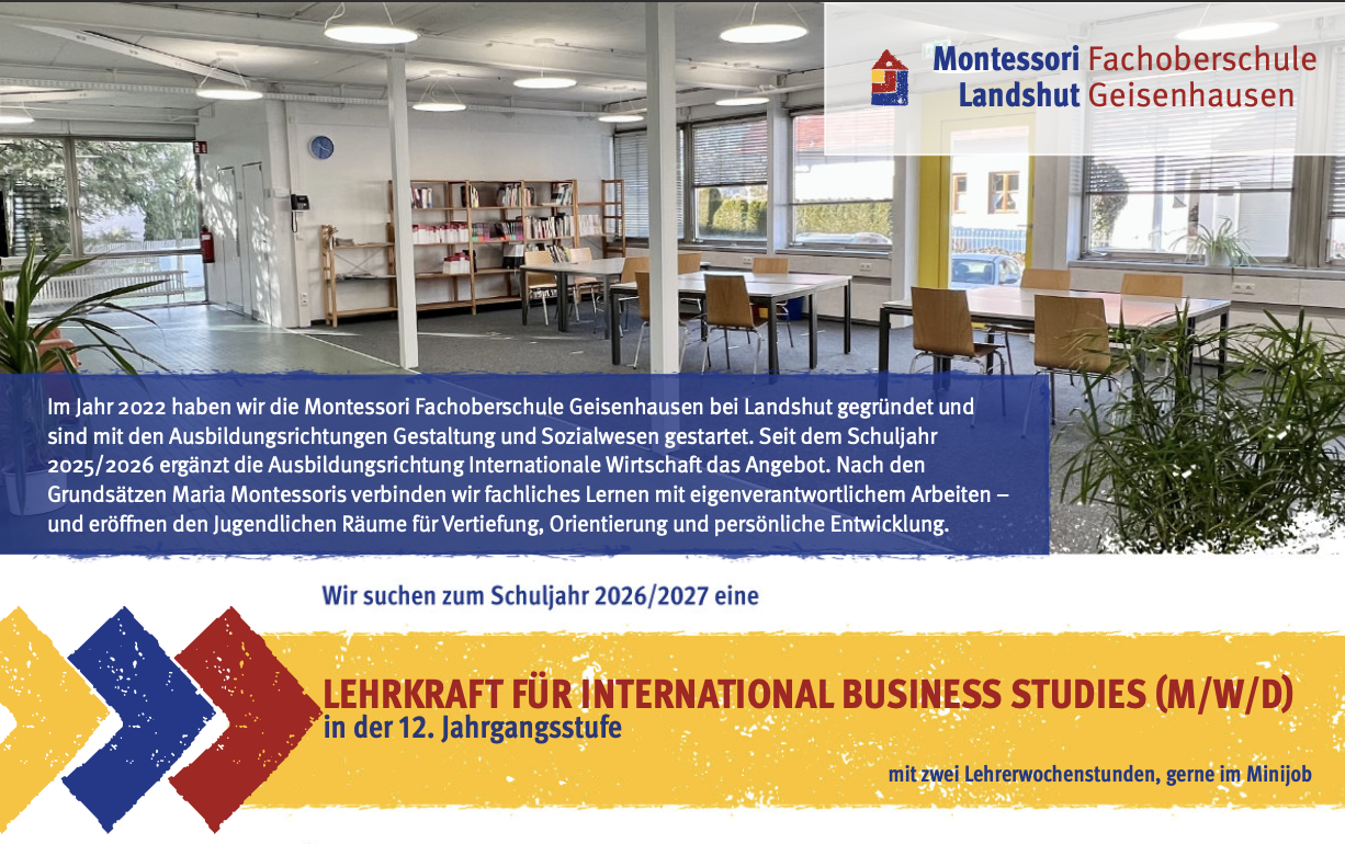 Stellenanzeige M-FOS Spanisch 2024