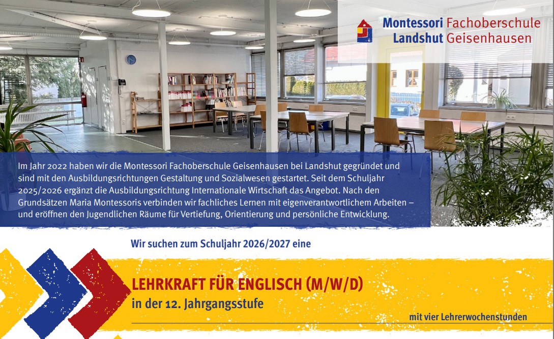 Stellenanzeige M-FOS Spanisch 2024